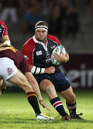 Loosehead prop Roy Godfrey will captain the FNB Madibaz for a second season at the Varsity Cup rugby tournament next month. The Port Elizabeth-based university side will face the FNB Maties in their first home game on February 3. Photo: Full Stop Communications