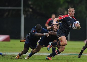 Centre Michael Bernardt will be part of the Madibaz starting line-up for the critical away game against defending champions FNB Tuks on Monday evening. Photo: Wessel Oosthuizen/SASPA