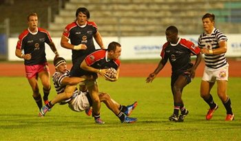 FNB NMMU vs FNB UCT in the Varsity Cup match at NMMU. Donovan Marais of the Nelson Mandela Metropolitan University. Photo: Michael Sheehan / SASPA